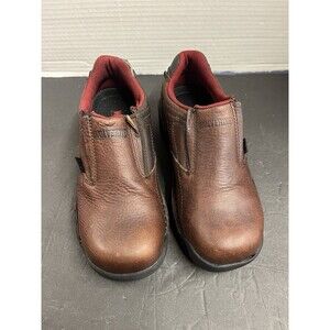 Wolverine Ayah Women’s 6 Brown Slip On Comp Toe WO2672 Work Shoes Boots NIB